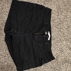 SO High-Waist Black Stretch Shorts